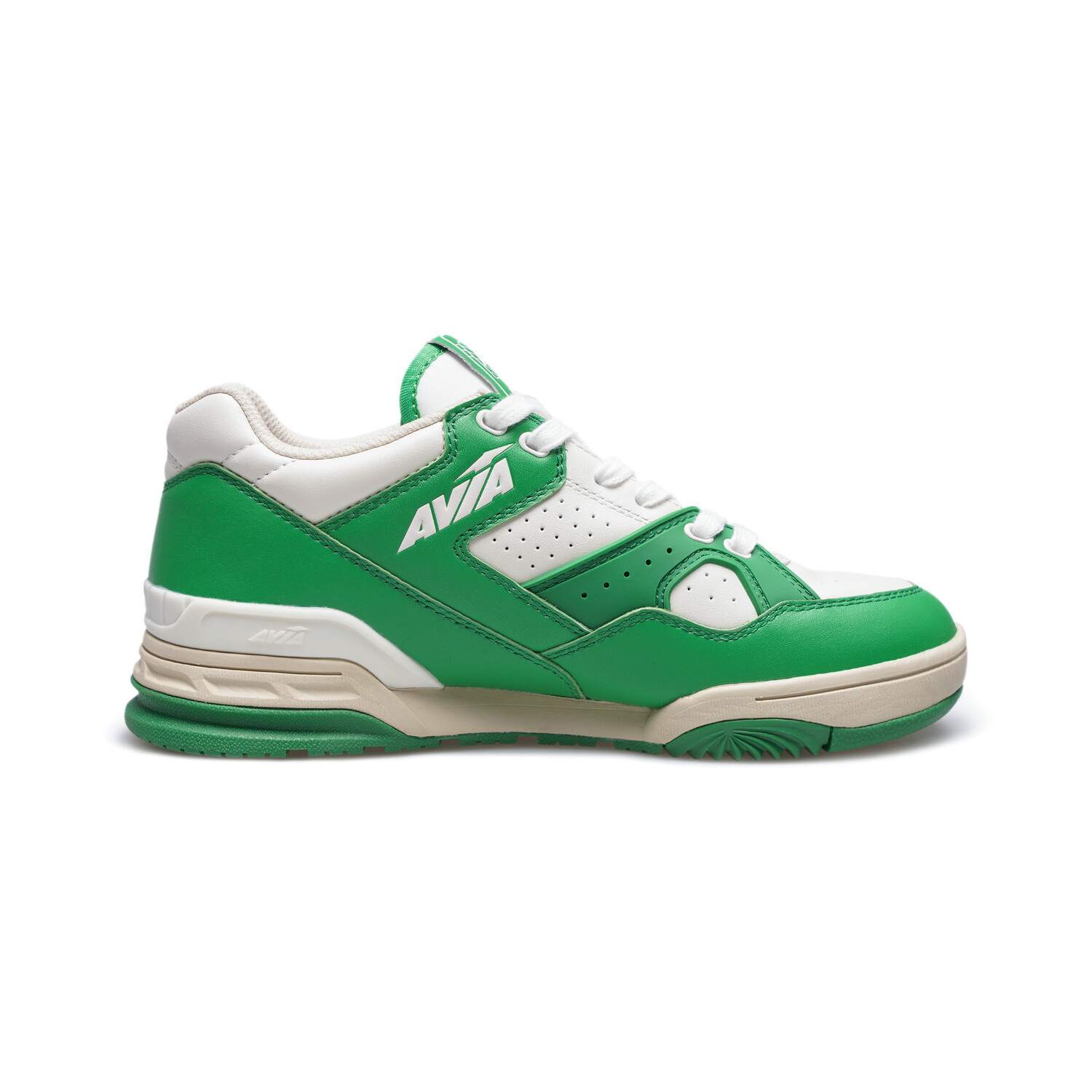 

Кроссовки Avia 855L Series Vintage Basketball Shoes Women's Low-top White/Green, зеленый
