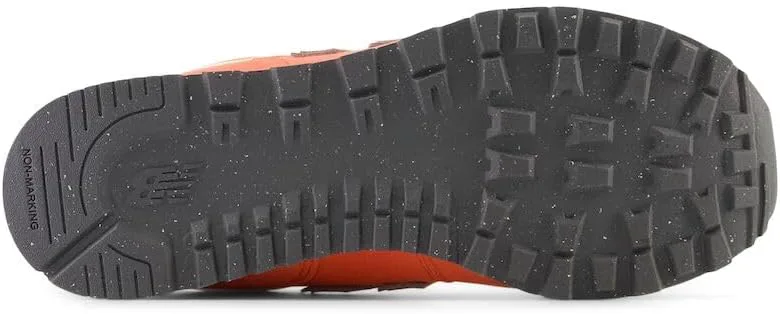 Кроссовки New Balance Kids' 574 V1 на шнуровке, красно-белый — фото 3