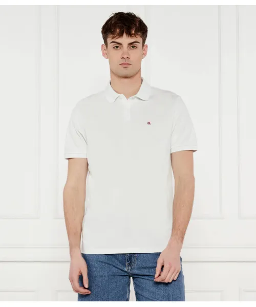 

Футболка поло Classic fit Calvin Klein Jeans, белый