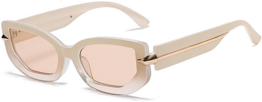 

Модные солнцезащитные очки Fashion Arrow с градиентным переходом цвета для мужчин и женщин, в стиле ретро, ​​унисекс, минималистичный дизайн, стильные очки с защитой от УФ-излучения UV400 TYUVIVO, Leopard