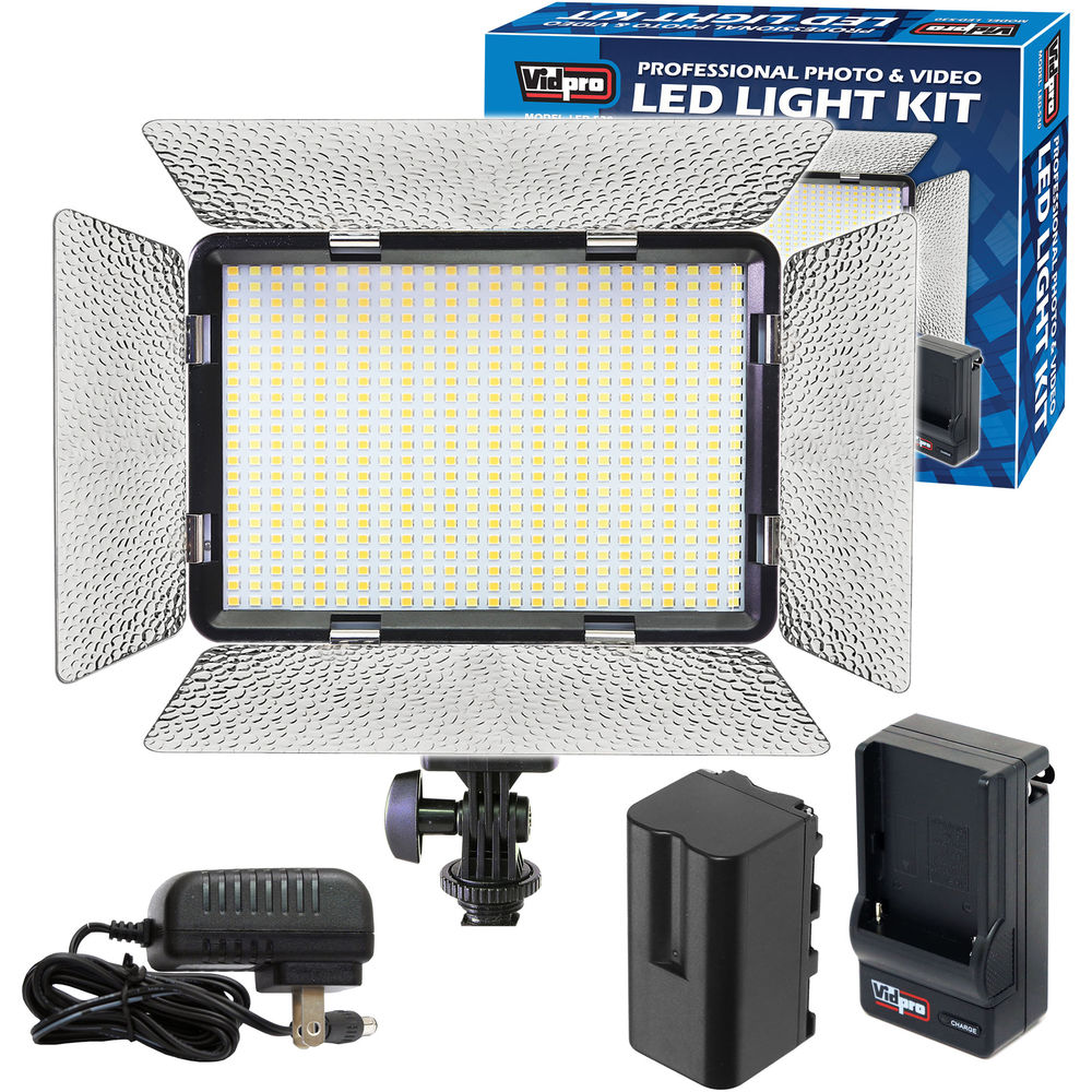 

Профессиональный комплект накамерного освещения Vidpro LED-530 Varicolor для фото и видеосъемки