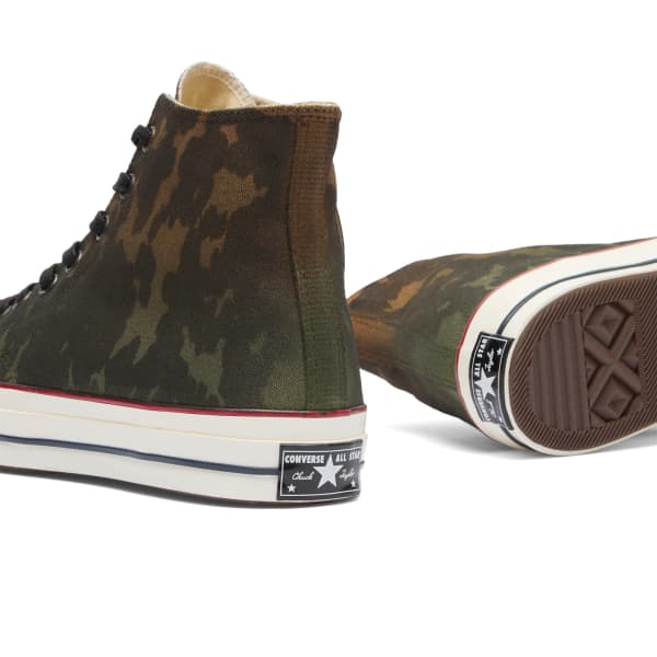 Кроссовки Chuck 70 Canvas Ltd Converse, graphic коричневый зеленый — фото 4