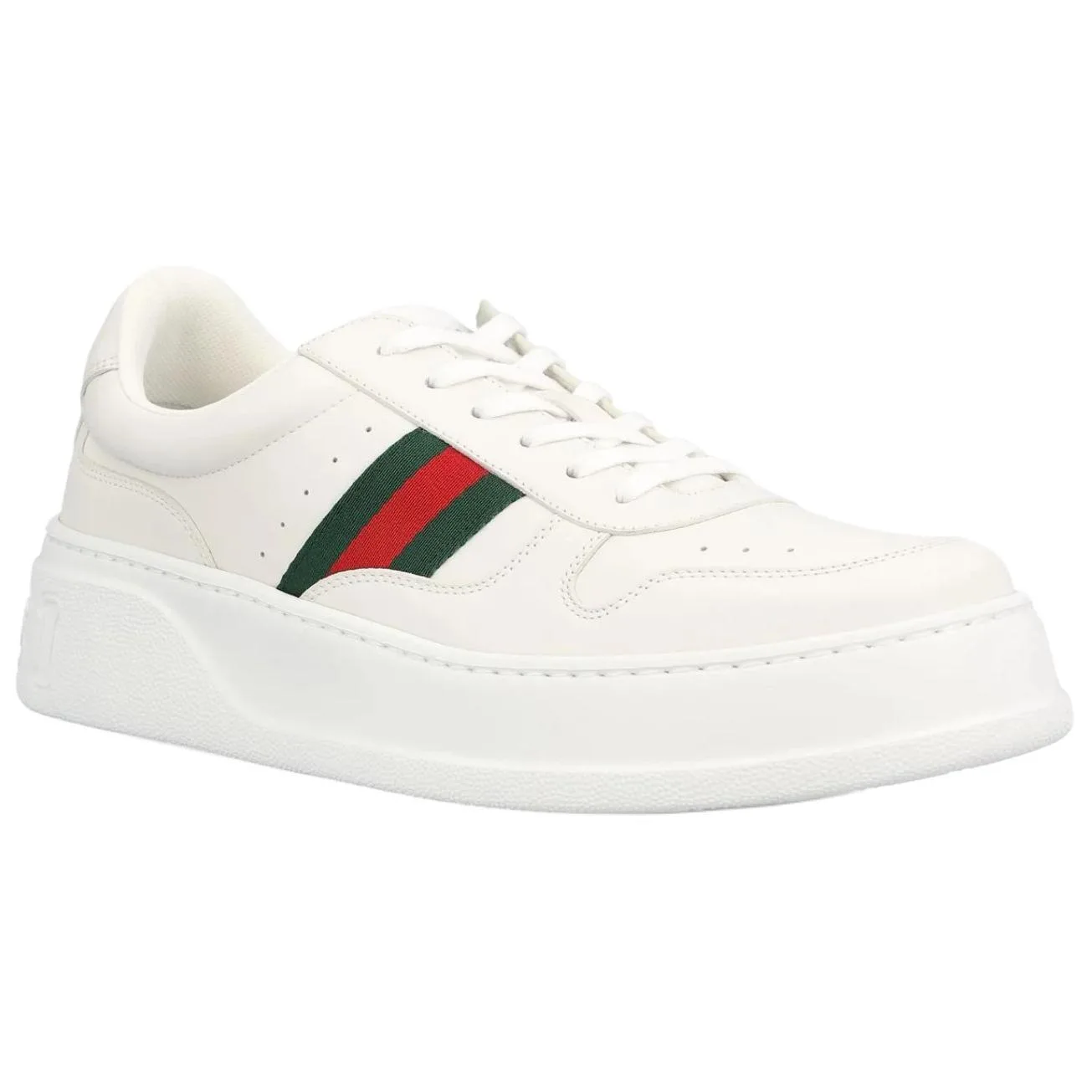GUCCI Кроссовки для скейтбординга мужские chunky low top белые — фото 4