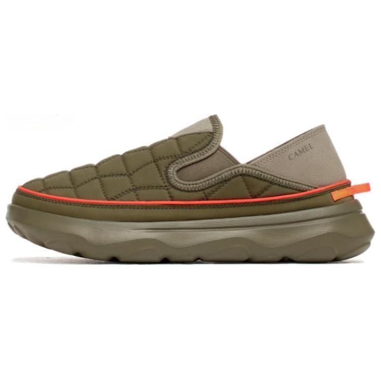 Мужские повседневные кроссовки Low Top с противоскользящей подошвой и износостойкие CAMEL, экрю/черный — фото 3