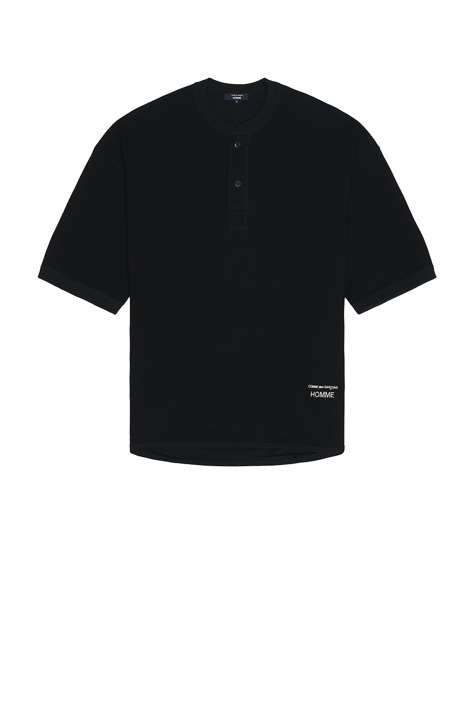 

Футболка Waffle Tee Comme Des Garcons Homme, Black