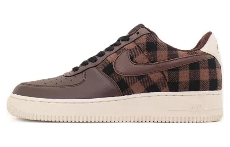 

Air Force 1 Low Boulder Flannel Nike, коричневый/бежевый