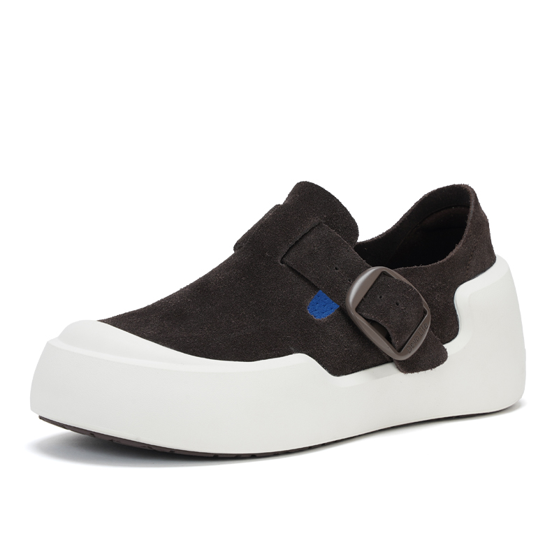 Devo Life Женские повседневные туфли-лодочки из темно-коричневой замши, цвет Dark Brown Suede — фото 2