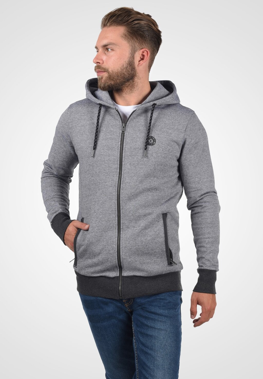 

Толстовка SDRAFKO Solid, цвет dark grey melange