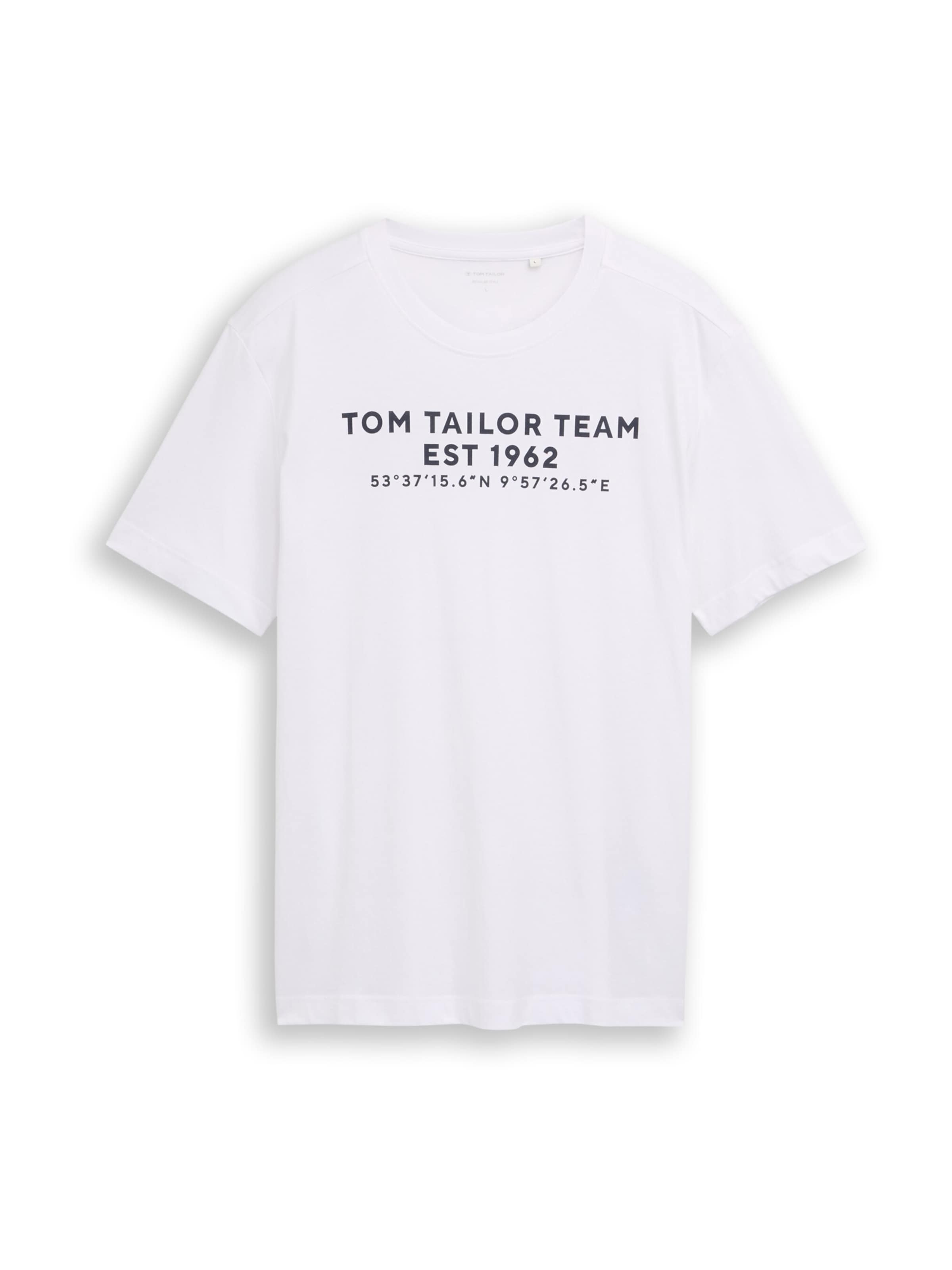

TOM TAILOR Футболка в белом цвете