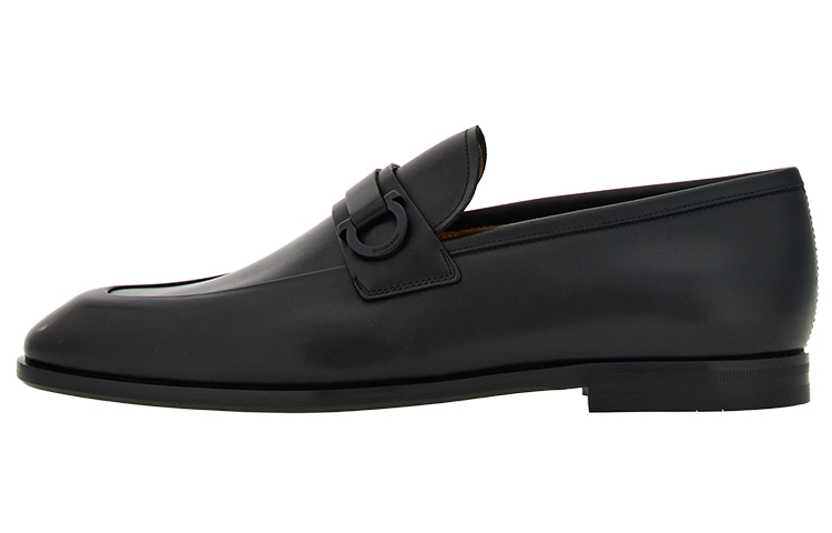 

Кожаные лоферы с пряжкой Gancini Ferragamo, Original Shoe Box Included