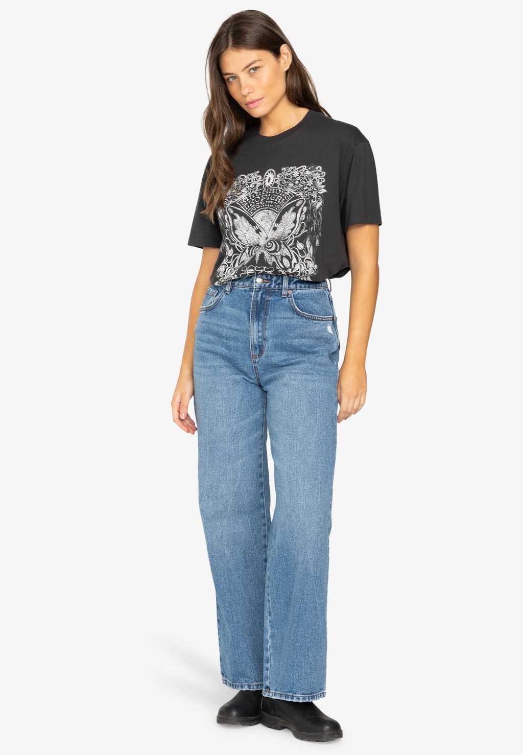 

Принт на футболке TROPICAL FEELINGS Billabong, черный