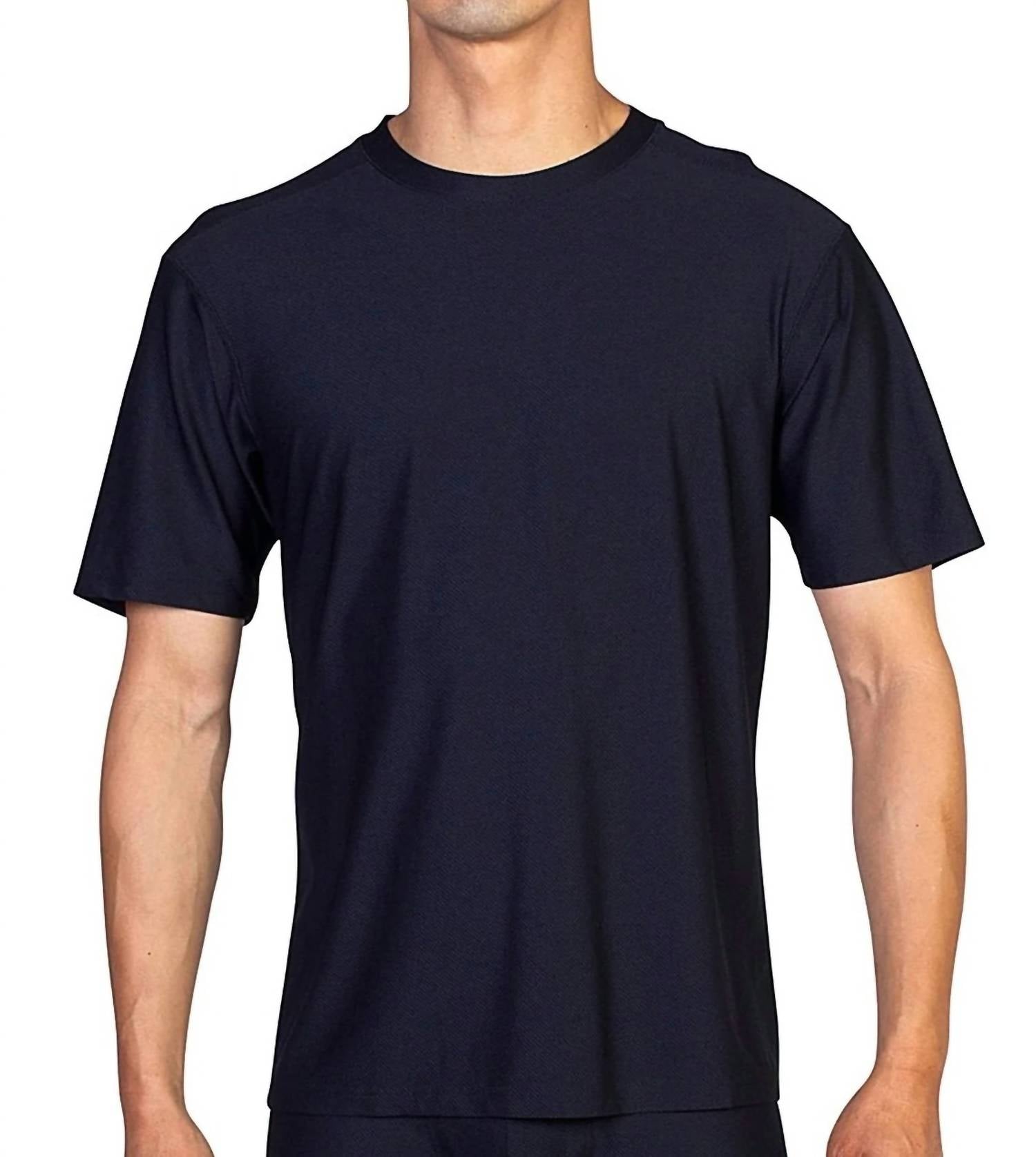 

Футболка Give-N-Go Tee с круглым вырезом черного цвета ExOfficio
