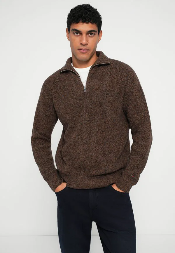 Свободный джемпер рыбацкой вязки из шерсти Tommy Hilfiger, Highland Khaki — фото 4