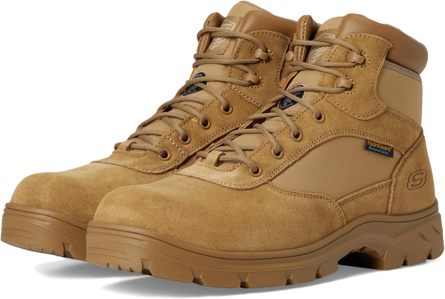 

Ботинки SKECHERS Work Wascana - Baylan Comp Toe Boots, кэмел