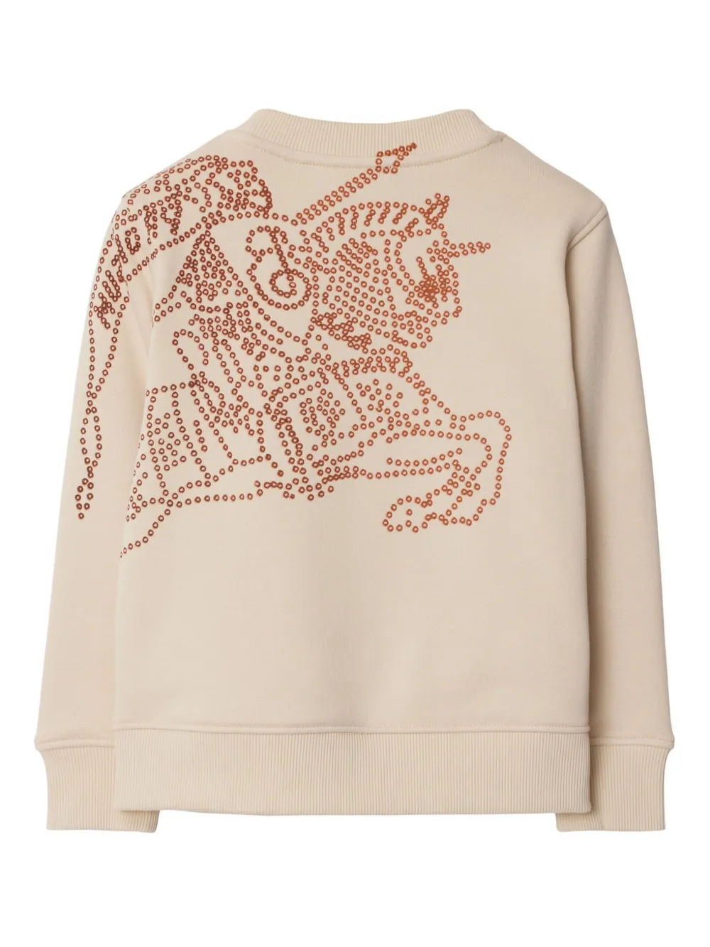 Толстовка с логотипом BURBERRY KIDS, нейтральный — фото 2