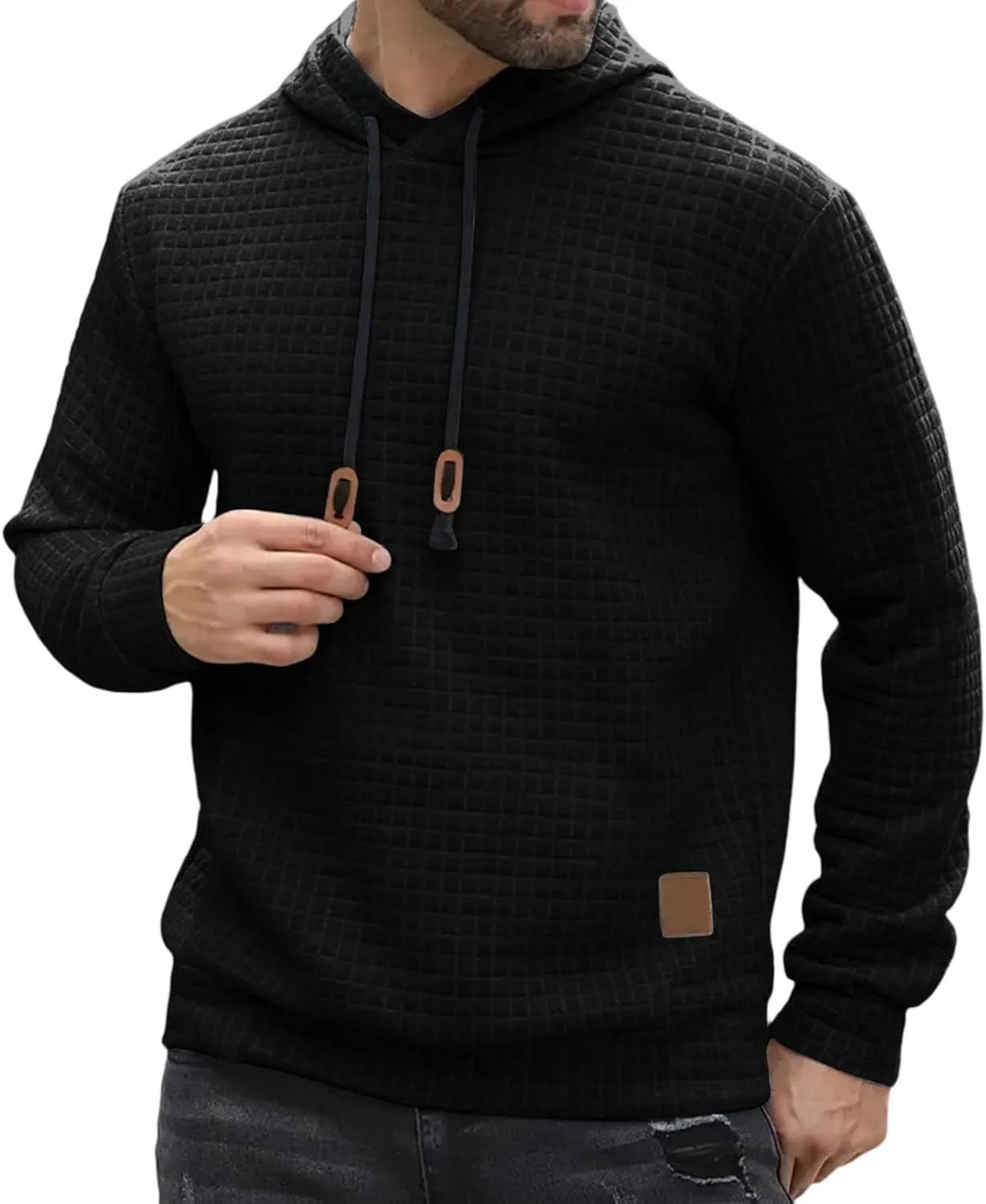 

Мужская худи с капюшоном на шнурке, Slim Fit, размеры M-3XL