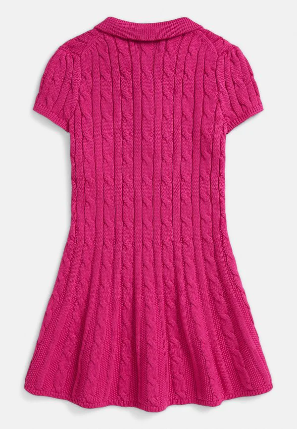 Платье-Поло из хлопка крупной вязки 714y платье-джемпер Polo Ralph Lauren, College Pink — фото 2