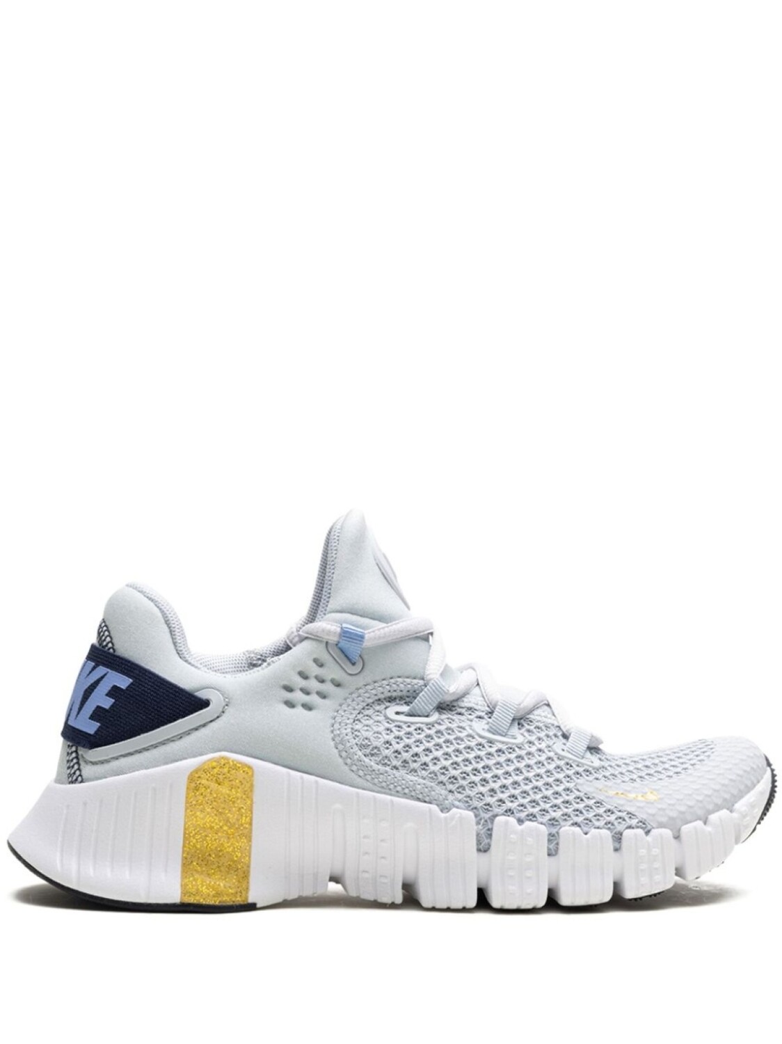 

Nike кроссовки Free Metcon 4 Pure Platinum/Grey/Gold/White, серый