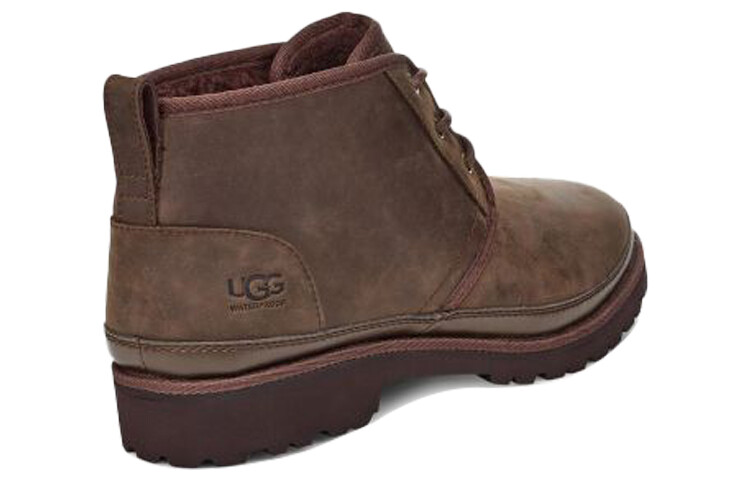 Ботинки мужские Ugg классические деловые, темно-коричневый — фото 4