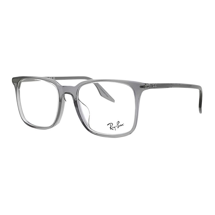 

RayBan Прямоугольная оправа для очков unisex прозрачный серый