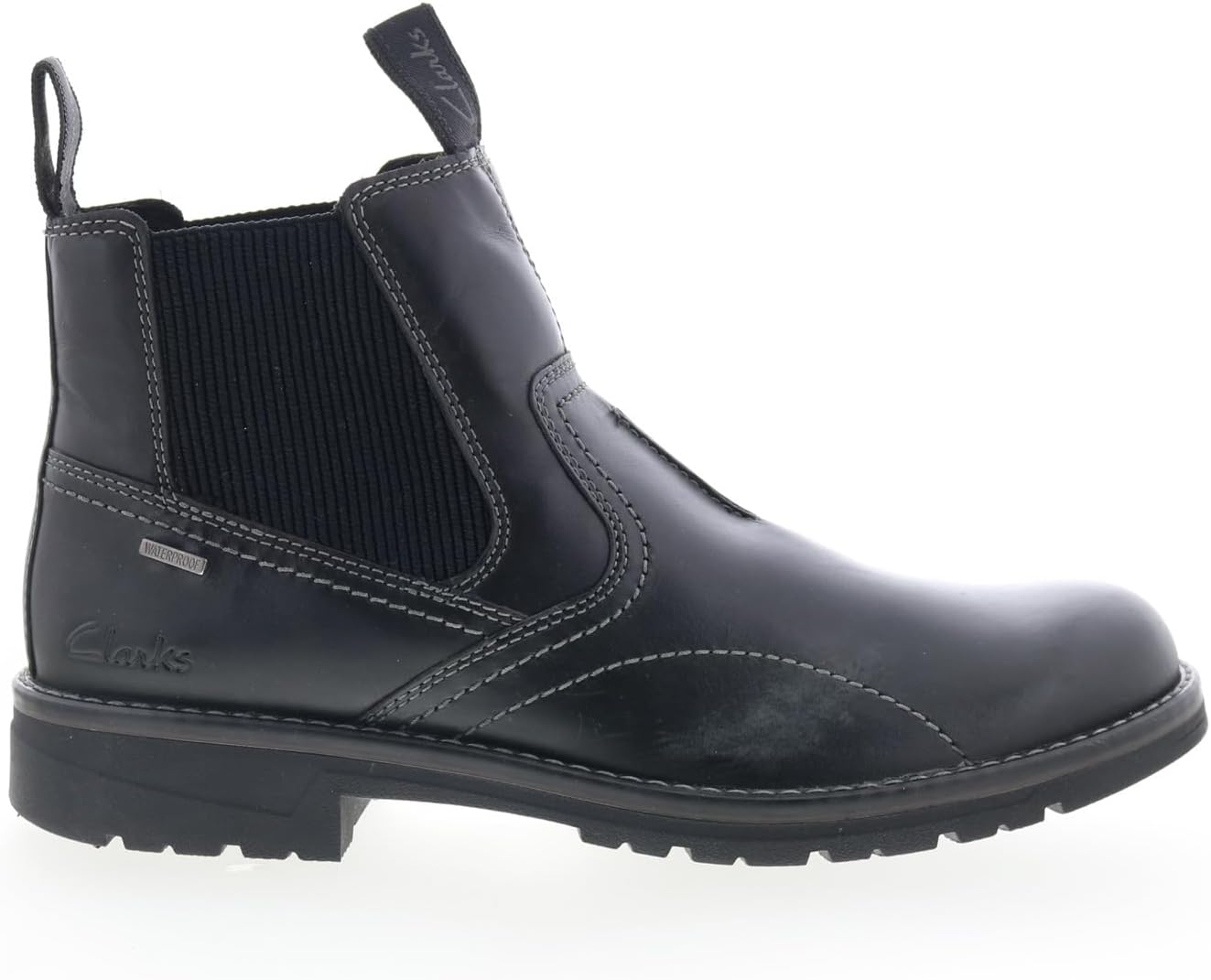 Мужские ботинки Clarks Morris Easy водонепроницаемые, черный — фото 2