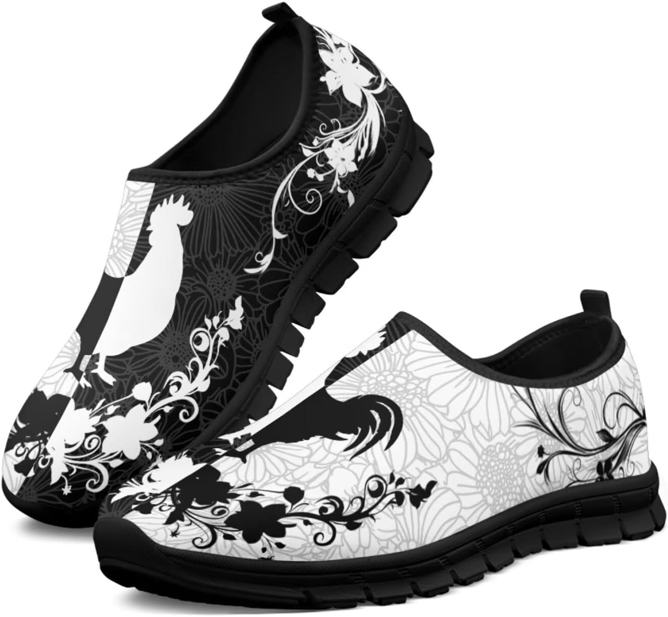 

Женские теннисные кроссовки Low Top лоферы Ходьба Кроссовки Comfort Travel Sport Shoes Ecaestolph, черный