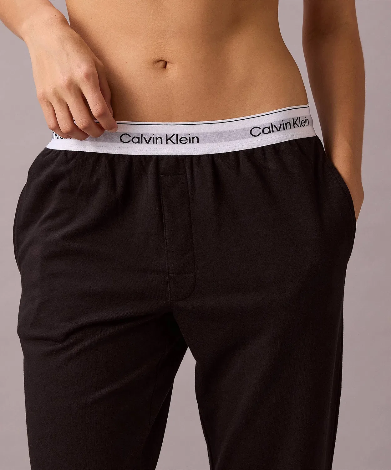 Джоггеры Icon Cotton LOUNGE Calvin Klein, серый — фото 2
