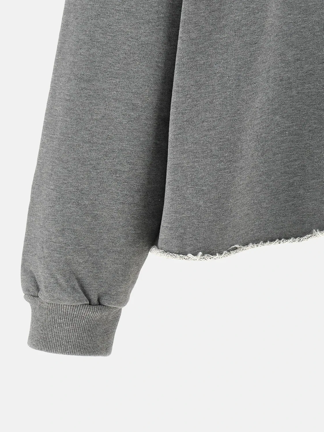 Худи с эффектом распыления и числовым логотипом MM6 MM6 Maison Margiela, серый — фото 4