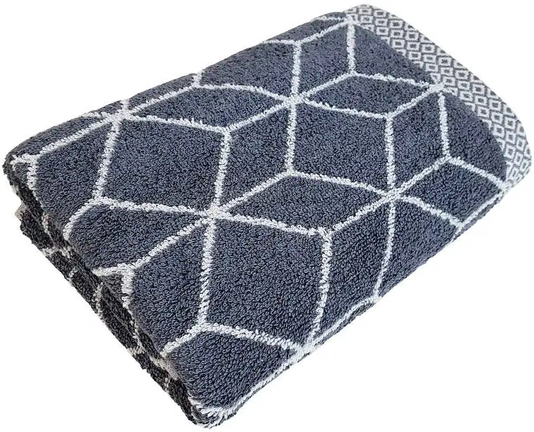 

Махровые полотенца Framsohn "Design Jacquard", (2 шт.), разноцветный тканый край, производство Австрия Framsohn frottier 50х100 см (2 шт.), антрацит-белый
