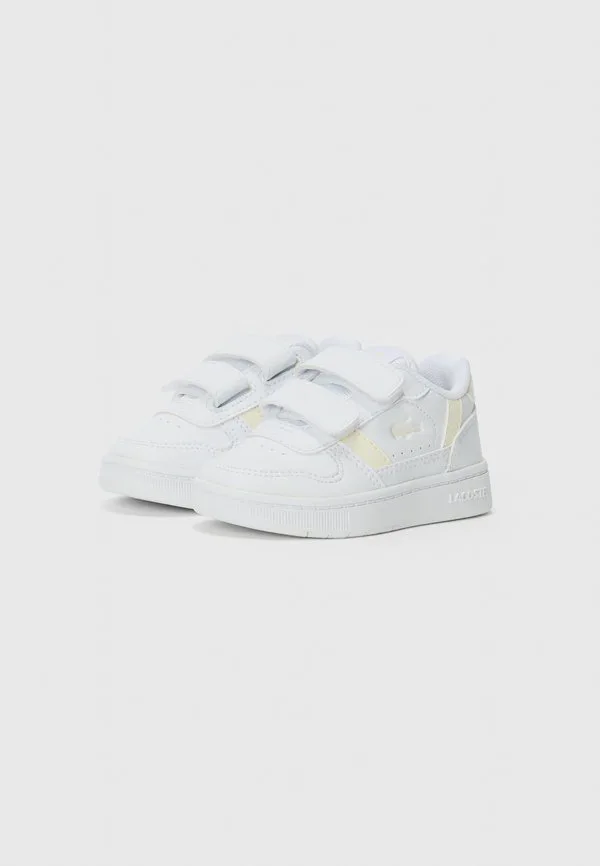 Кроссовки унисекс с т-образным зажимом Lacoste, White/Off-White — фото 2