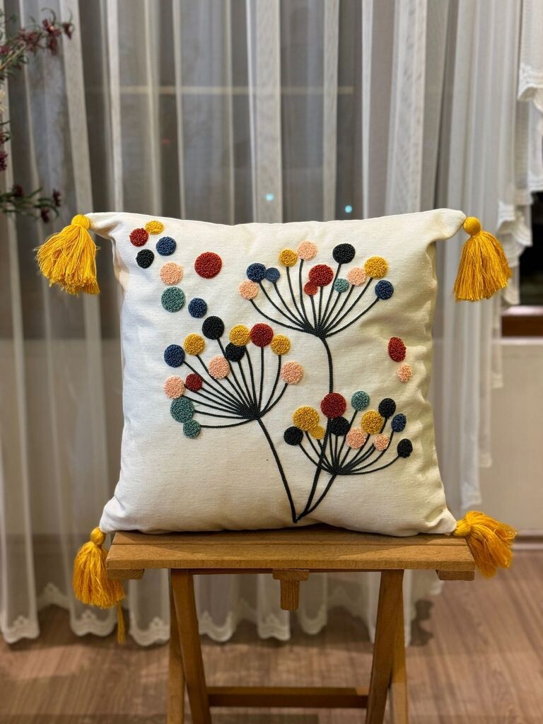 

Evila Originals, Punch Cushion v22 - Multicolor, подушка, разноцветная, 100 % ПОЛИЭСТЕР, 43 x 43 см