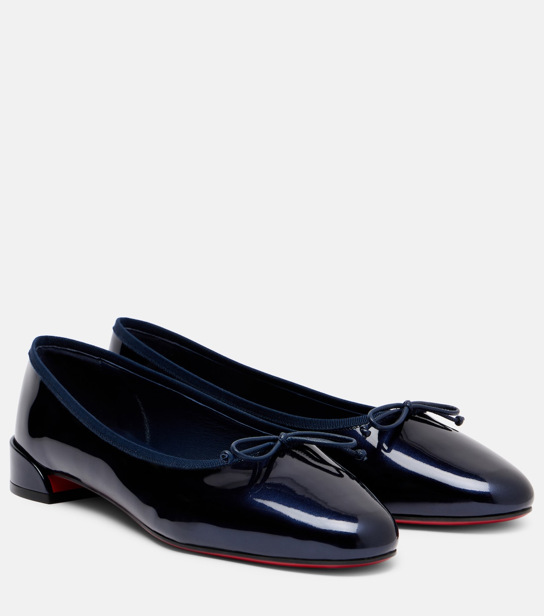 Балетки Sweetie Jane из лаковой кожи Christian Louboutin, Zaffiro/Lin Zaffiro