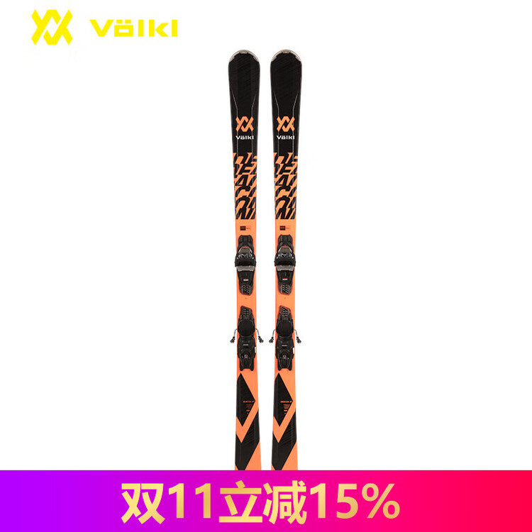 

Volkl Мужские лыжи All-Mountain с креплениями V2310028 (крепления включены), 161 см