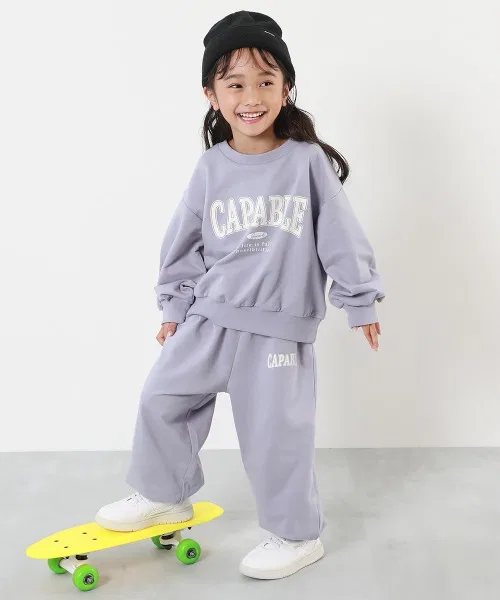 Детский спортивный костюм с логотипом devirock, серо-голубой