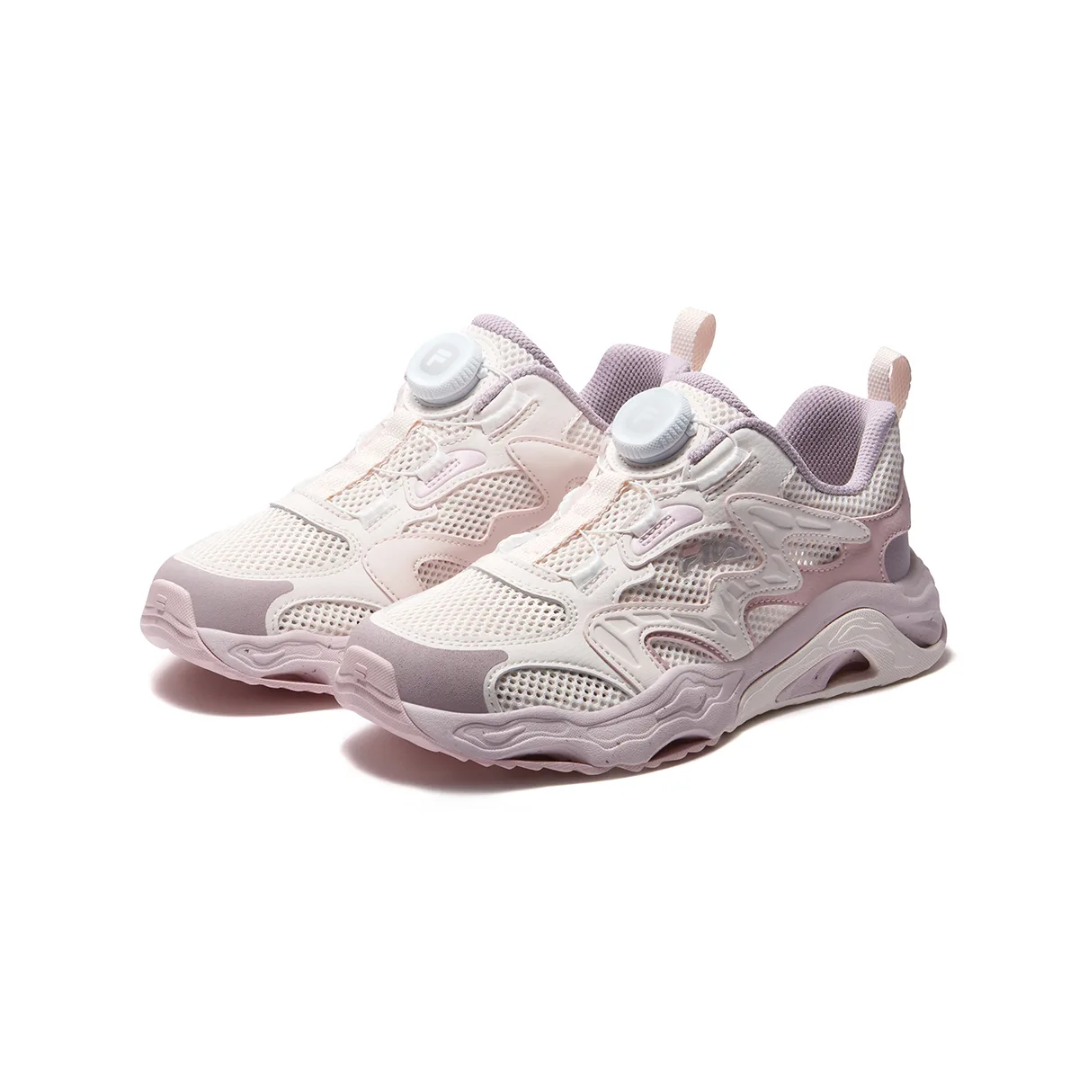 Кроссовки Outdoor Kids' PERFORMANCE FPF Synthetic Leather, Textile FILA KIDS, f-ds subtle розовый/серебро розовый фиолетовый — фото 4