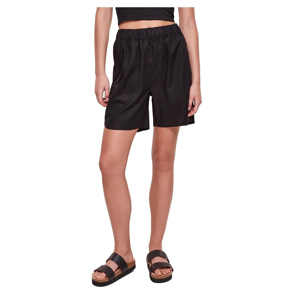 

Шорты Urban Classics Linen Mixed, черный