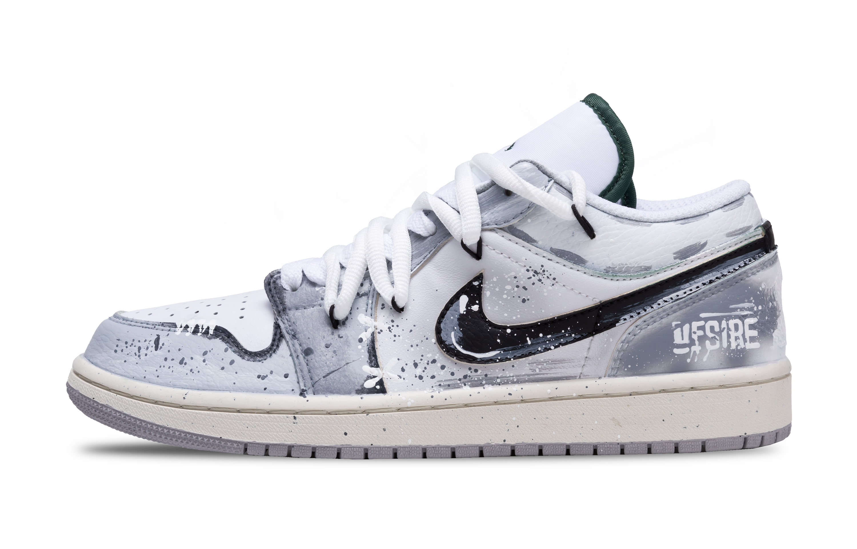 

Jordan Баскетбольные кроссовки Air 1 Vintage, низкие, мужские, серо-белые