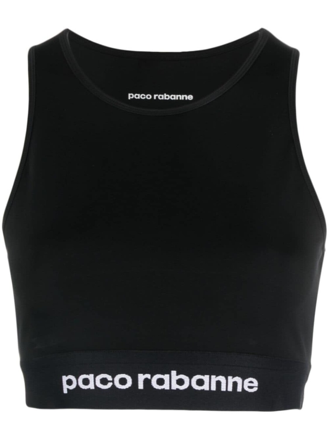 

Rabanne спортивный бюстгальтер Jersey Bodyline, черный