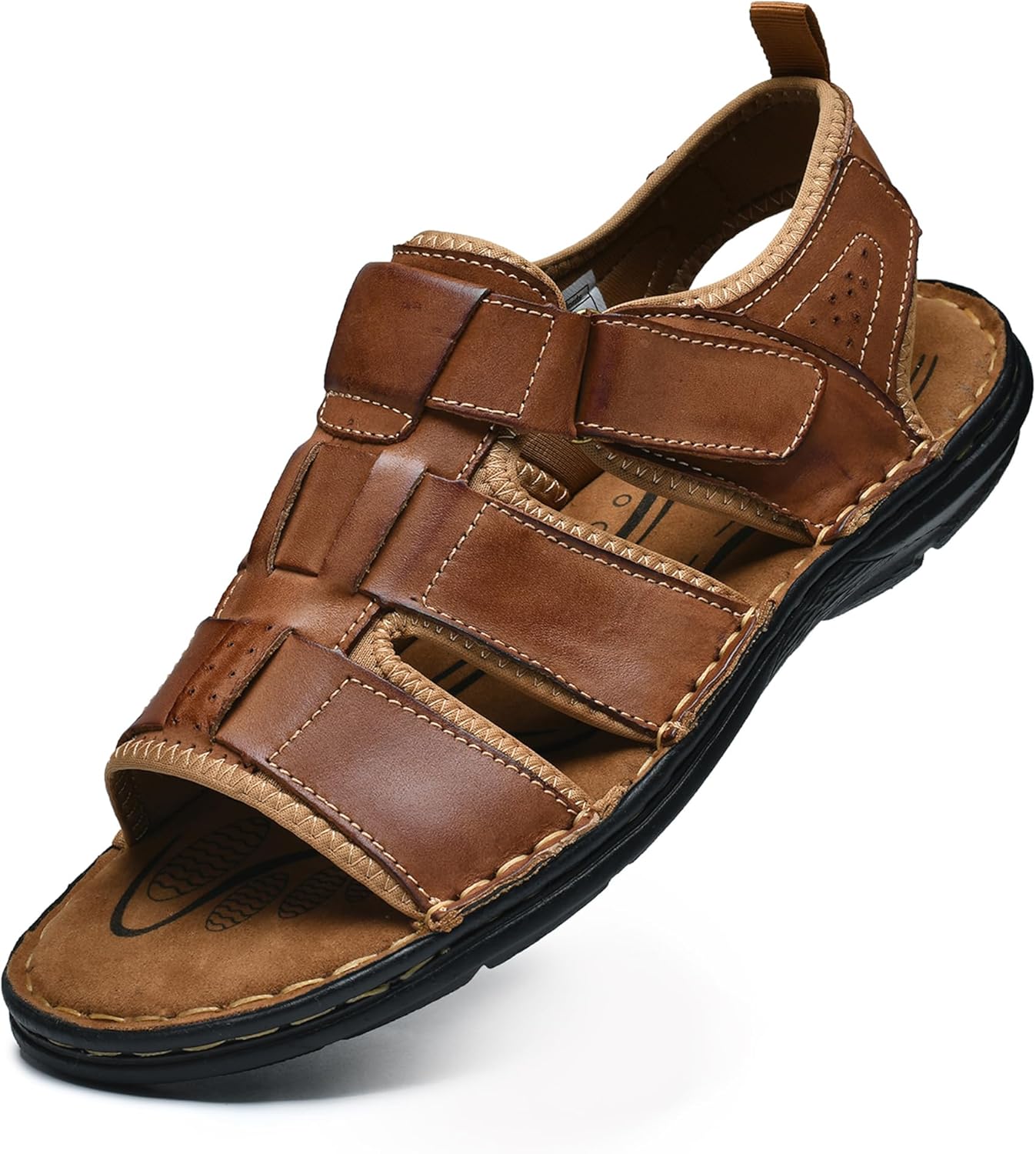 

Мужские сандалии ArcBrothers, нескользящие водные сандалии, удобные спортивные сандалии с открытым носком, повседневные пляжные сандалии, коричневый