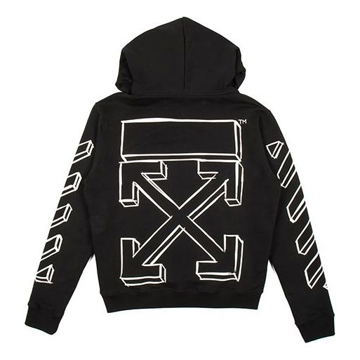 

Толстовка c/o virgil abloh men's black marker arrows Off-White, черный