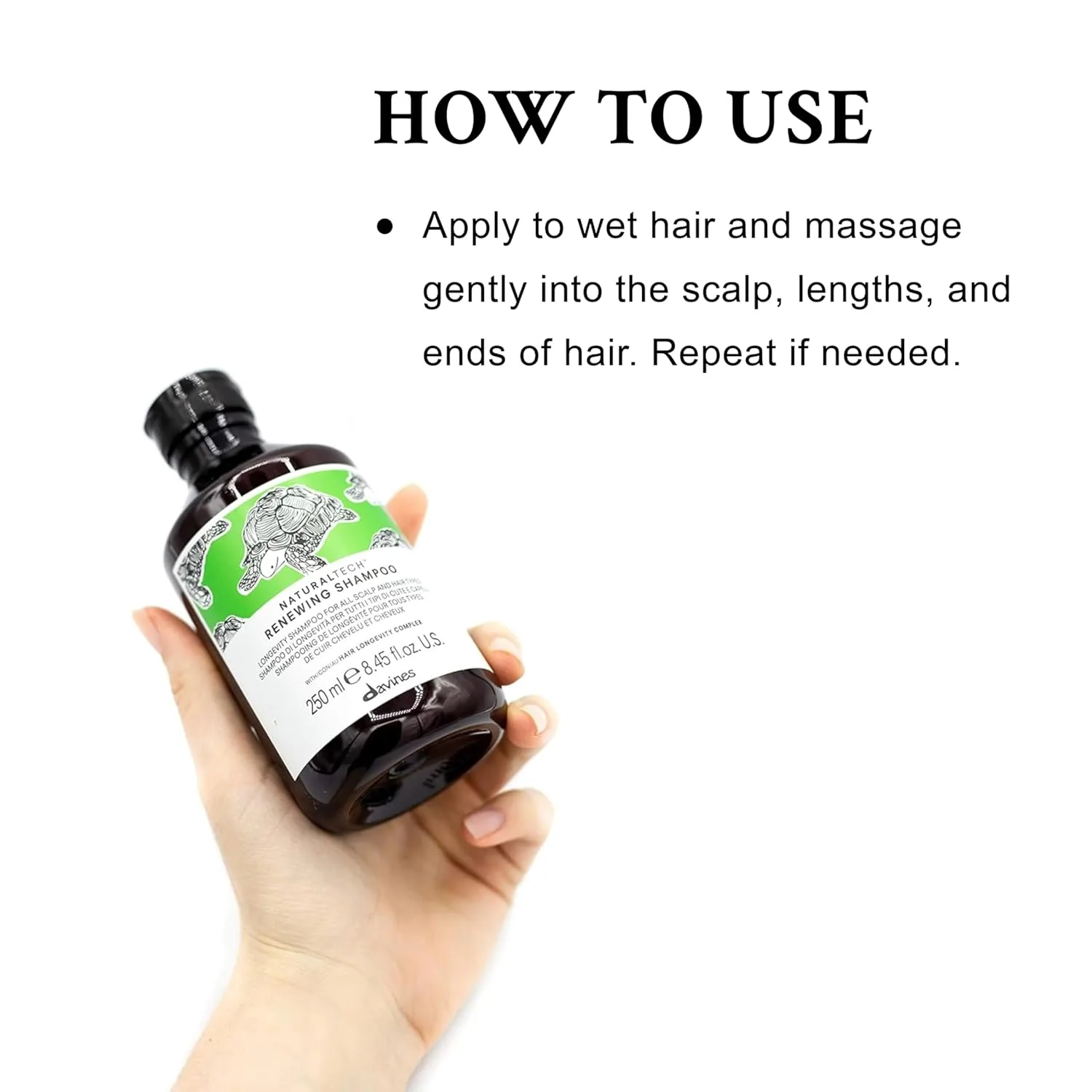 Шампунь и кондиционер Davines Naturaltech Gentle Cleansing RENEWING, улучшающие состояние волос и кожи головы, 8,45 и 8,79 жидких унций. — фото 4