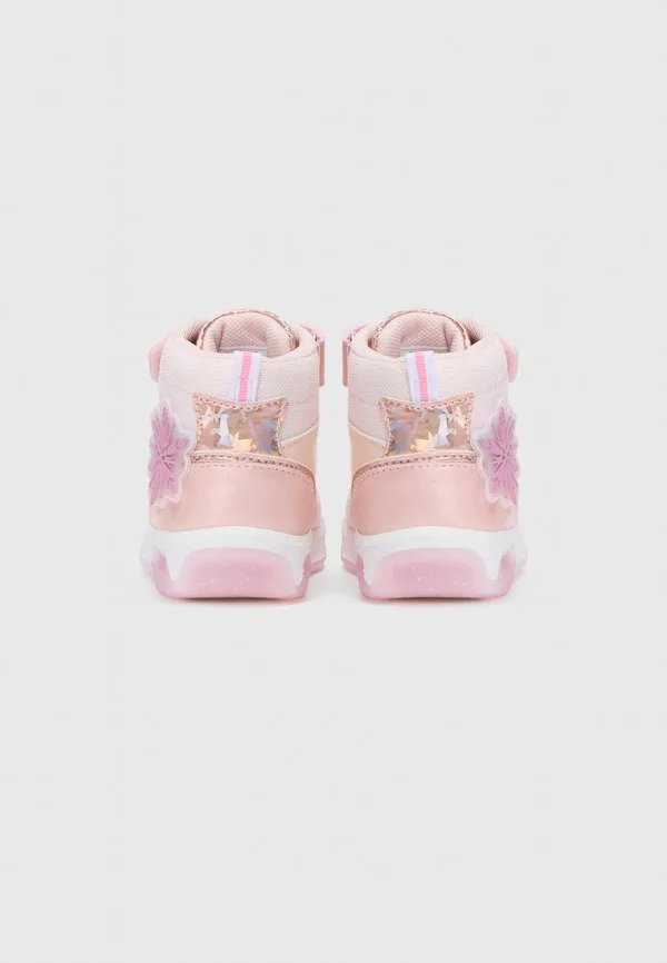 Мерцающая подошва, замороженные высокие кроссовки Friboo, Pink — фото 3