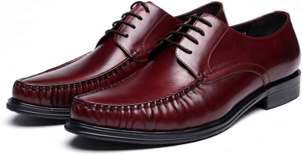 

Мужские деловые кожаные туфли, стиль «Сожженная пшеница», для вечерних мероприятий и банкетов, прогулочные формальные туфли на шнуровке, черные, 38/UK 5.5/US 6.5 Grvpm