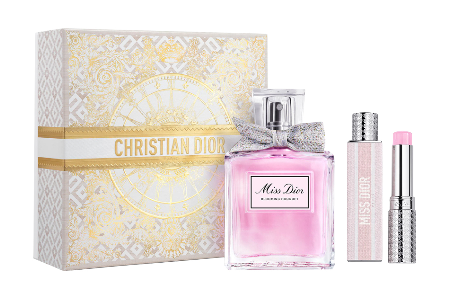 

Ограниченный рождественский набор духов с цветочным ароматом Eau De Toilette пион и роза 3,2г+30мл DIOR