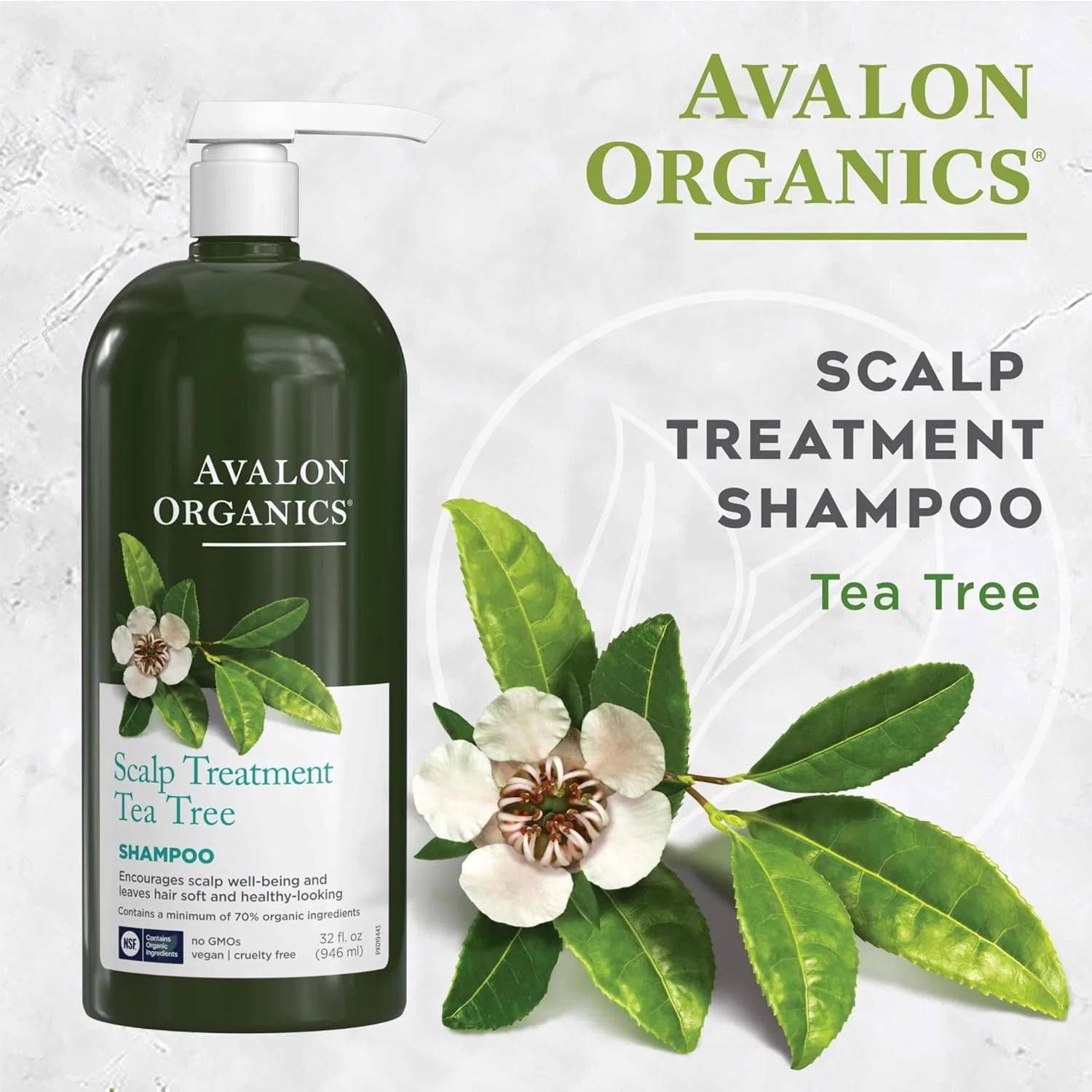 Шампунь для кожи головы с чайным деревом Avalon Organics Avalon Organics — фото 4