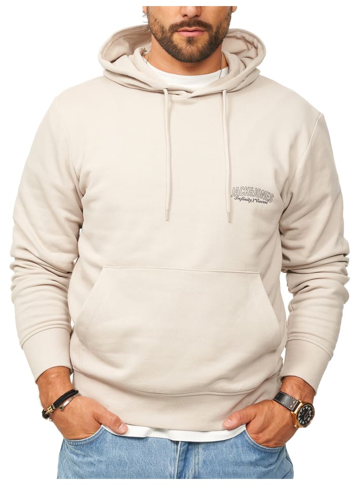 

Jack & Jones Толстовка с капюшоном INFINITY SWEAT OODOWER в серебристой подкладке