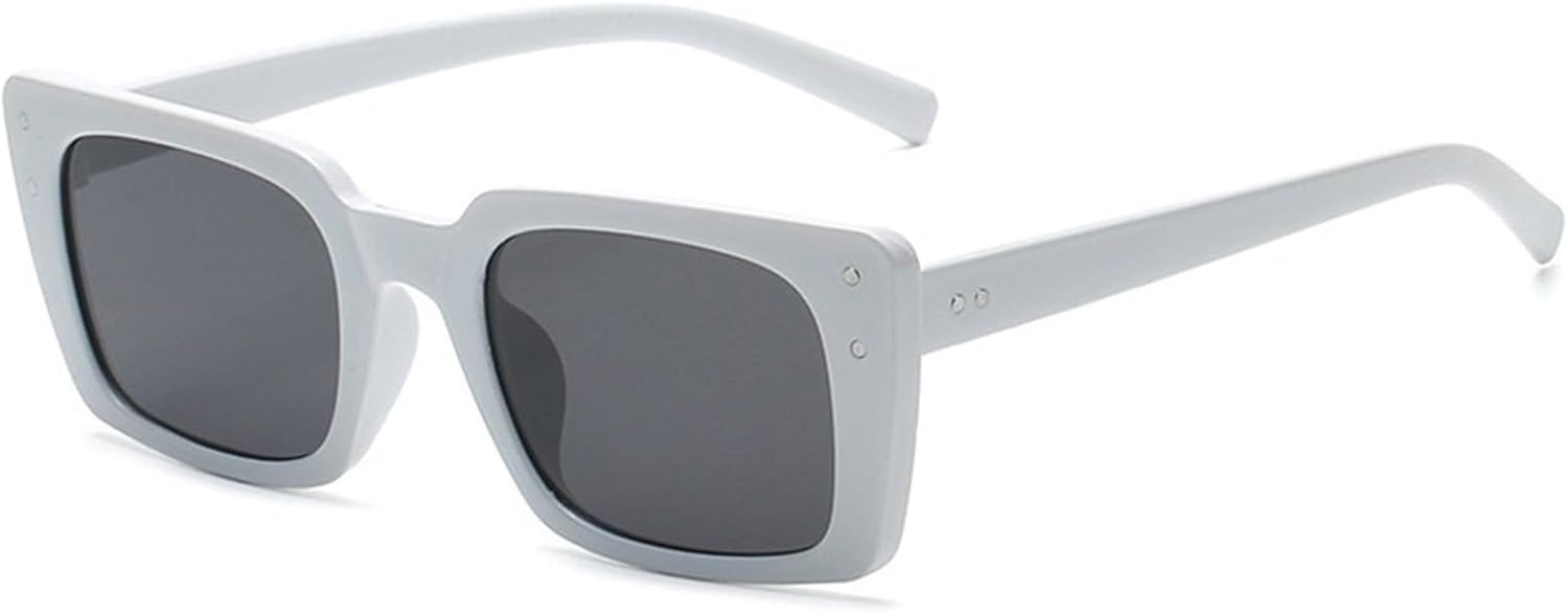 

Мужские солнцезащитные очки в маленькой оправе для отдыха, для поездок на работу, женские солнцезащитные очки для вождения, декоративные солнцезащитные очки Generic, White