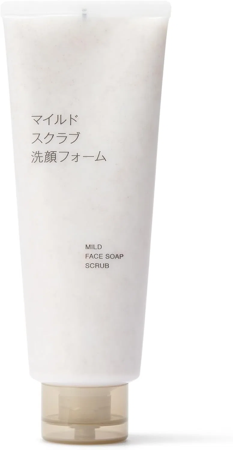 Скраб для лица Muji Mild Scrub Face Wash Foam, 220 г