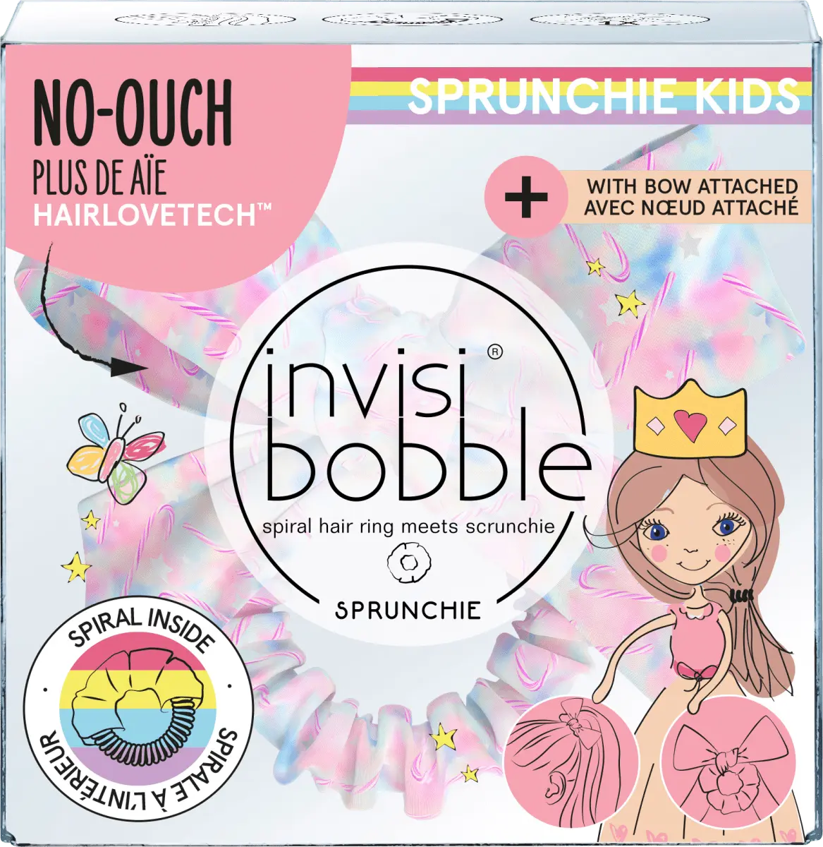 

Детская резинка для волос Sprunchie Slim Bow Sweets for my Sweet 1 шт. invisibobble