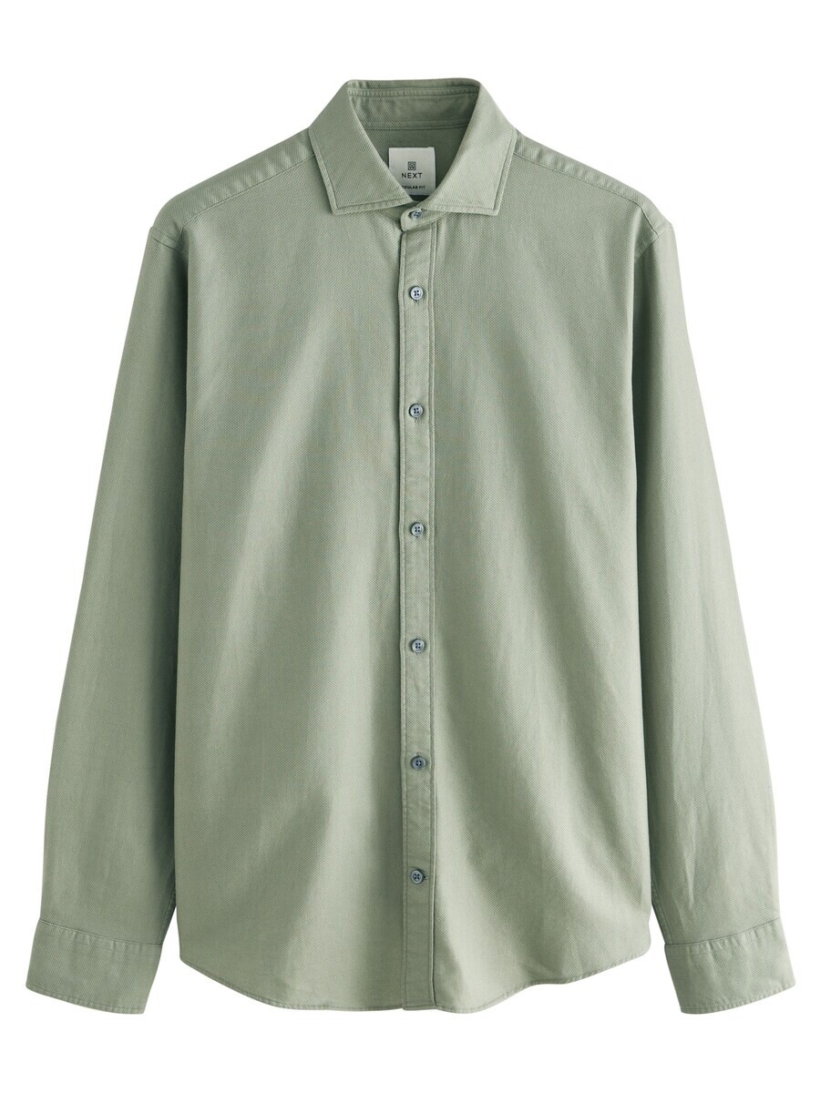 

Повседневная рубашка Next Regular fit Button Up Shirt, пастельный зеленый